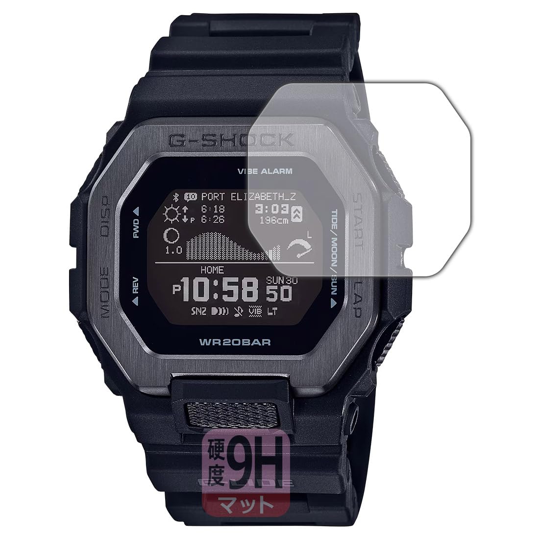 Amazon.co.jp: PDA工房 G-SHOCK GBX-100シリーズ 対応 9H高硬度[反射
